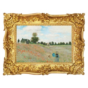 The Poppy Field by Claude Monet - ART PRINT