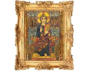 Evangeliarium dit de Charlemagne ou de Godescalc - Illuminated Manuscript ART PRINT