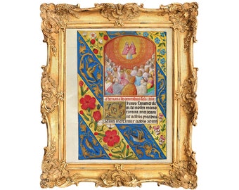 All Saints - Illuminated Manuscript ART PRINT - frame not included