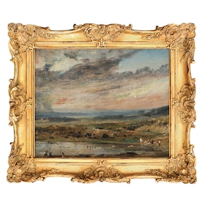 Hampstead Heath, with Pond and Bathers by John Constable - ART PRINT