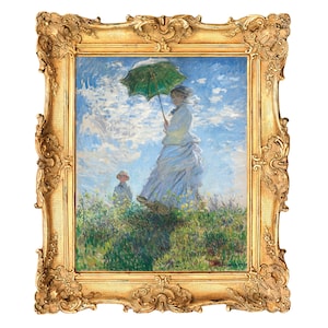 Woman with a Parasol by Claude Monet - ART PRINT