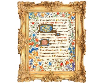 Stralsund Brevier - Illuminated Manuscript ART PRINT - frame not included