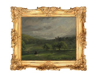 Lulworth Castle by Jasper Francis Cropsey - ART PRINT - frame not included