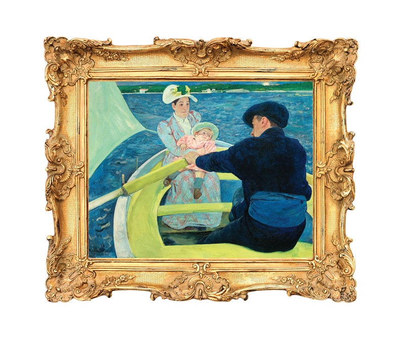 The Boating Party by Mary Cassatt ART PRINT image 1