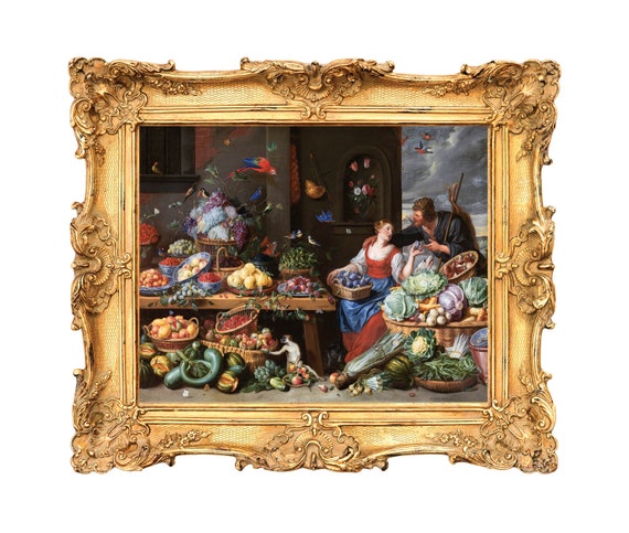 Fruit seller cheap painting