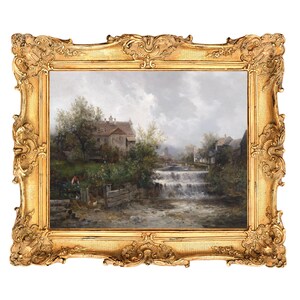 Motiv aus Zell an der Ybbs by Emil Barbarini - ART PRINT