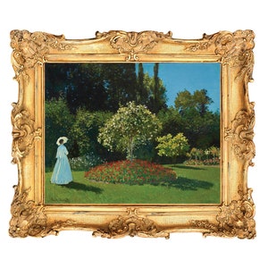 Woman in the Garden by Claude Monet - ART PRINT