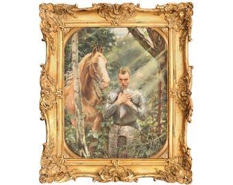 Knight of the Teutonic Order by Theodor Bohnenberger - ART PRINT - frame not included