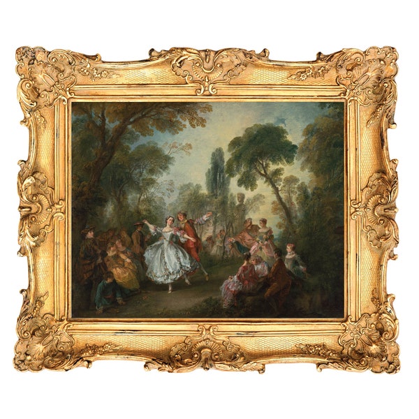 La Camargo Dancing par Nicolas Lancret - ART PRINT