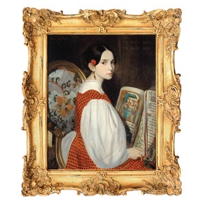 Léopoldine au Livre d’Heures by Auguste de Châtillon - ART PRINT
