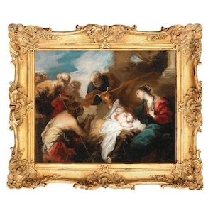Adoration of the Shepherds by Valerio Castello - ART PRINT