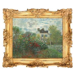 The Artist's Garden in Argenteuil by Claude Monet - ART PRINT