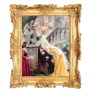 Alain Chartier by Edmund Blair Leighton - ART PRINT
