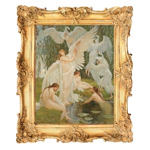 The Swan Maidens by Walter Crane - ART PRINT