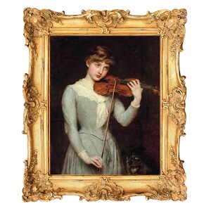 A Cavatina by Briton Riviere - ART PRINT