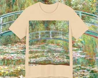Classic Art Tee - Bridge over a Pond of Water Lilies by Claude Monet