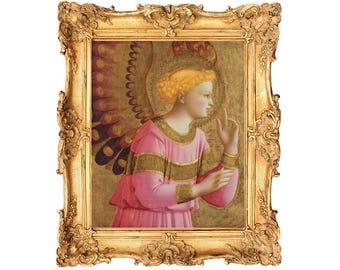 Annunciatory Angel by Fra Angelico - ART PRINT - frame not included