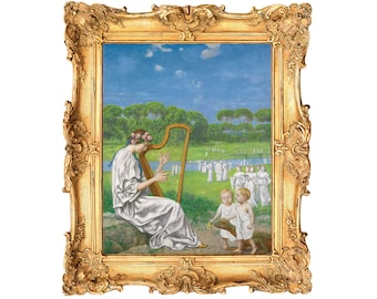 Frühlingsmelodie (Spring Melody) by Hans Thoma - ART PRINT