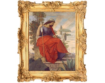 カミーユ・ピサロ作「座る農婦」 - アートプリント - Etsy 日本