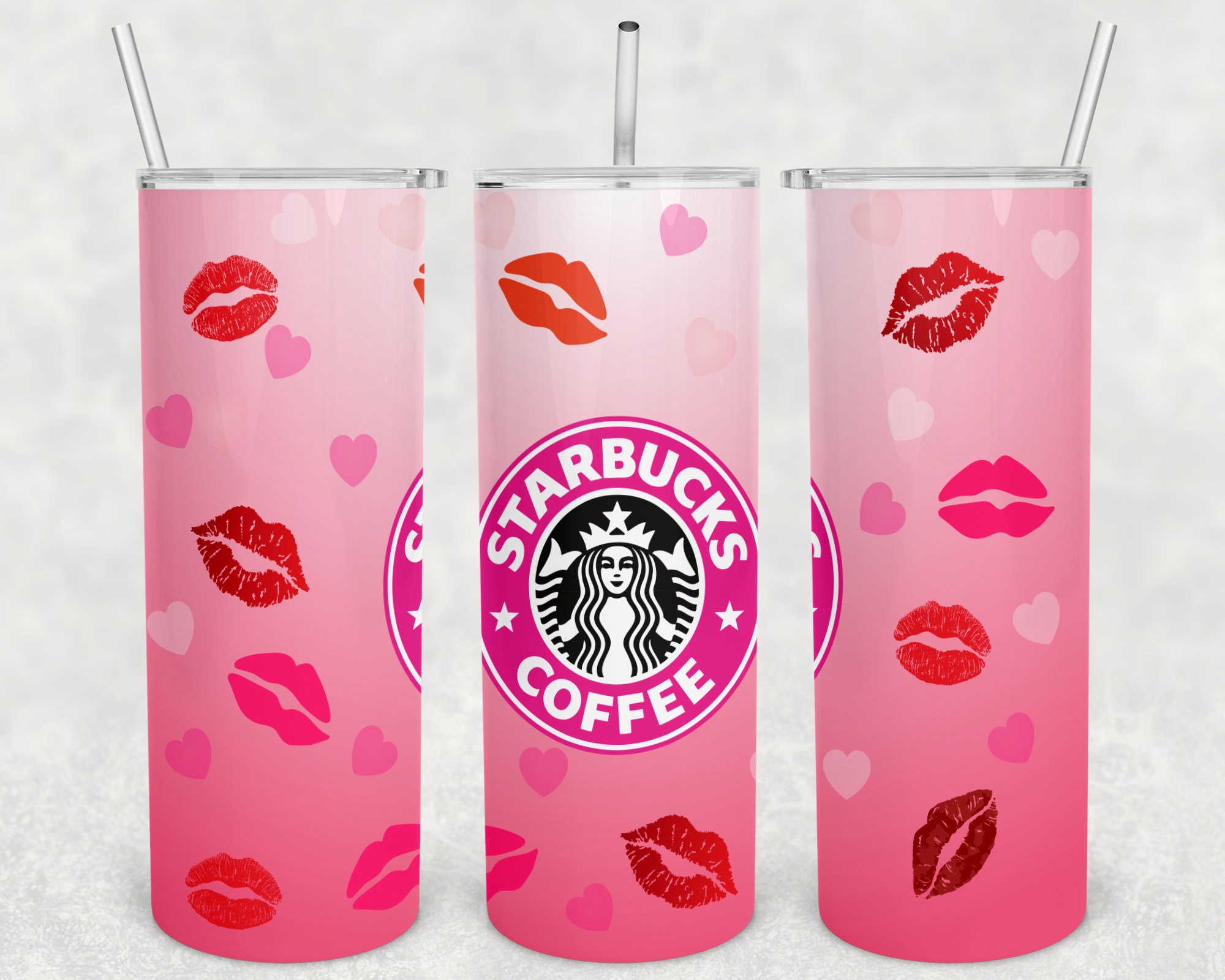 Valentines Day Starbucks Tumbler Template Sublimation Designs Etsy