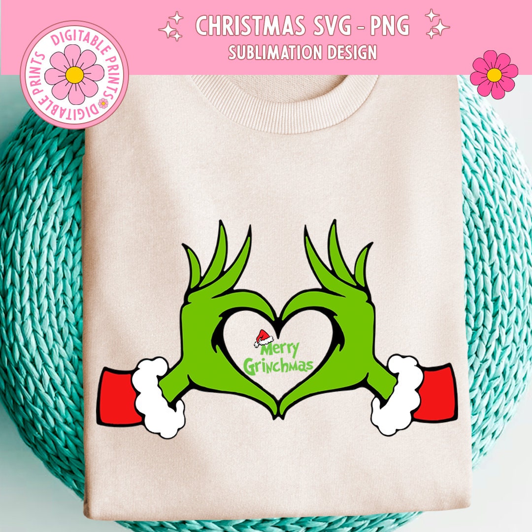 Merry Grinchmas Svg Christmas Svg Merry Christmas Merry - Etsy