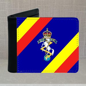Cartera de piel sintética REME (ingenieros eléctricos y mecánicos reales) Disponible en variantes Kings & Queens Crown