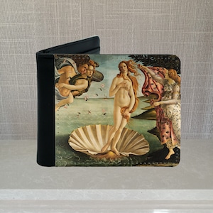 Cartera de piel sintética El nacimiento de Venus (Sandro Botticelli, Arte)