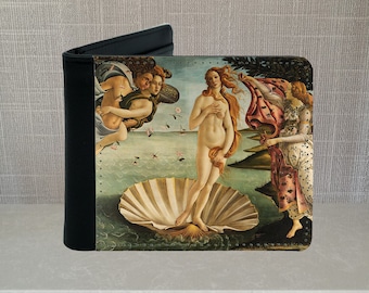 Portfel ze skóry ekologicznej Narodziny Wenus (Sandro Botticelli, Art)