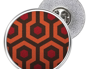 The Shining Carpet Metal Lapel Pin Badge 25mm (Stanley Kubrick, Overlook Hotel)