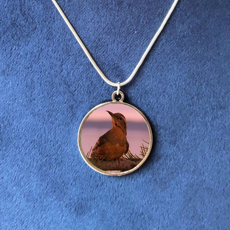 Collier à pendentif oiseau Twin Peaks : inspiré de David Lynch image 1