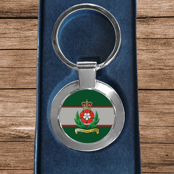 Intelligence Corps Metal Keyring (Army, Military)