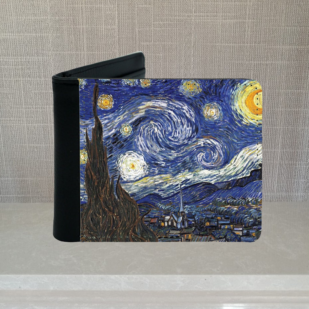 Portafoglio in pelle PU Notte stellata (Vincent Van Gogh, Arte