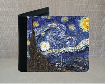 The Starry Night PU Leather Wallet (Vincent Van Gogh, Art)