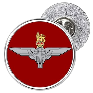 Parachute Regiment Metal Lapel Pin Badge 25mm (Paras) - Available in both Kings & Queens Crown Variants