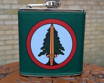 Bookhouse Boys 6oz Stainless Steel Hip Flask (Twin Peaks, Agent Cooper, David Lynch)