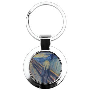 The Scream Metal Keyring with Giftbox