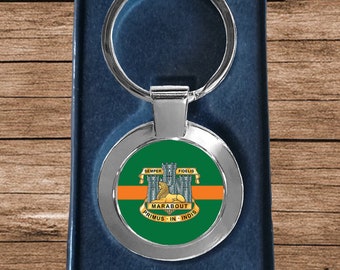 Devonshire & Dorset Regiment Metal Keyring (Army, Military)