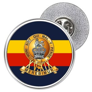 15th/19th The King&#39;s Royal Hussars Metal Lapel Pin Badge 25mm