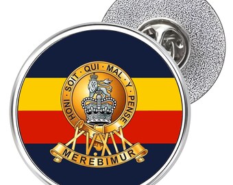 15th/19th The King's Royal Hussars Metal Lapel Pin Badge 25mm