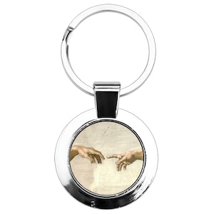 Creation of Adam Metal Keyring with Giftbox