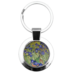 Porte-clés en métal Iris avec boîte-cadeau
