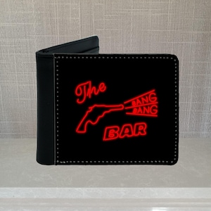 Cartera de piel sintética Bang Bang Bar (Twin Peaks, David Lynch, Dale Cooper)