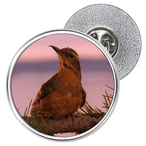 Twin Peaks Bird Metal Lapel Pin: Dale Cooper TV Badge (25mm)