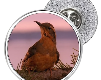 Twin Peaks Bird Metal Lapel Pin: Dale Cooper TV Badge (25mm)