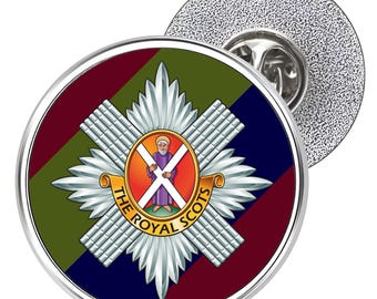 The Royal Scots Metal Lapel Pin Badge 25mm - Available in 2 variants