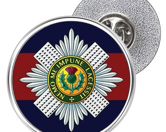 Scots Guards Metal Lapel Pin Badge 25mm