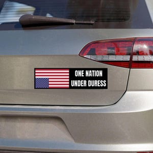 11&quot; x 3&quot; USA American Flag Car Sticker Upside-Down American Flag Protest Flag Resist Patriotic Flag Car Distress Flag Political Sticker USA