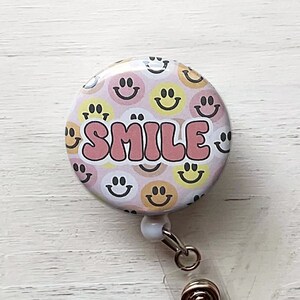 Smile Badge Reel / Smile Badge Holder