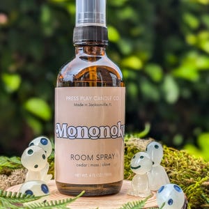 Mononoke Room/Linen Spray | Forest Inspired Home Fragrance | Cedar, Moss & Clove | Nature Fantasy Spray