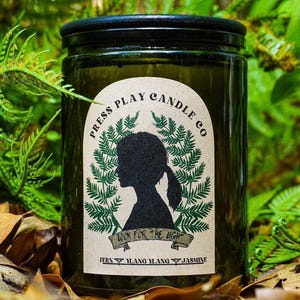 Ellie Candle: The Last of Us Inspired Soy Candle, Fern & Jasmine